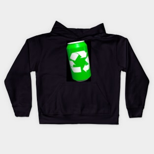 Recycling aluminium can Kids Hoodie